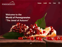 Tablet Screenshot of pomegranates.org